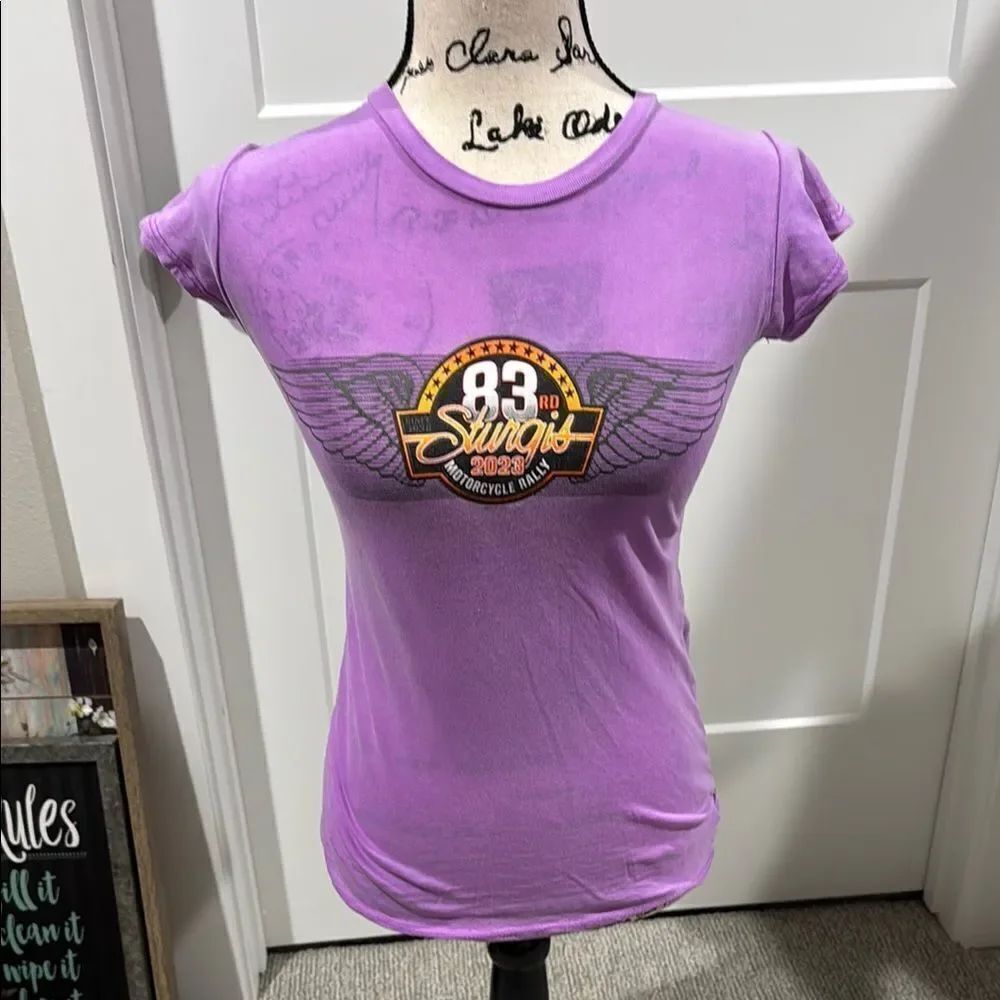 Sleek Purple Graphic Tee